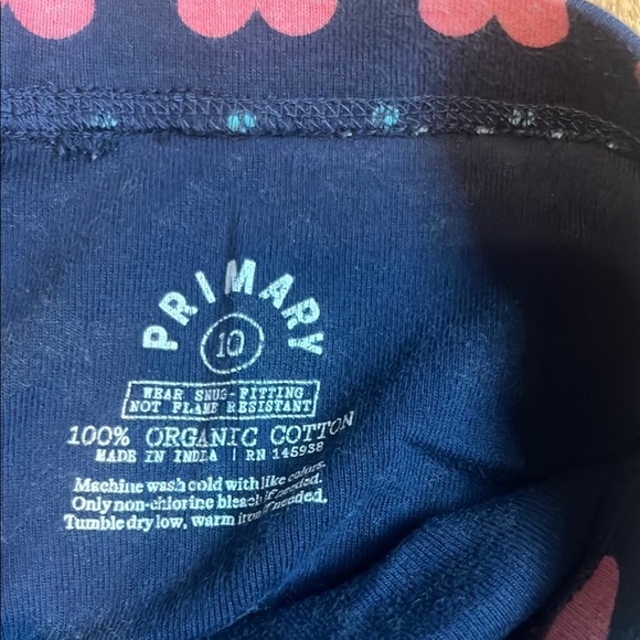 Primary 100% organic cotton Kids Pajamas - Picture 3 of 3